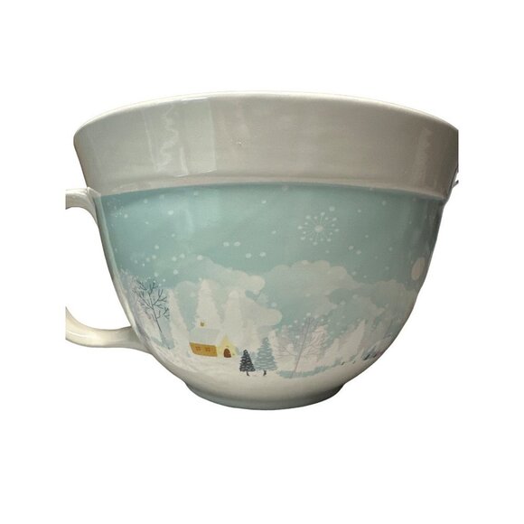 Christmas Mixing Bowl Handle Bake Shop by Masterclass Mixing Bowl Winter 3QT - Picture 5 of 10